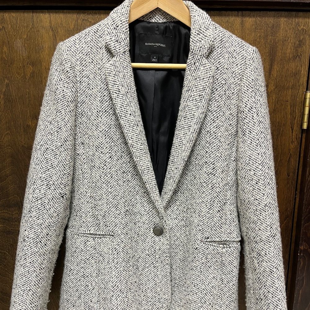 Banana Republic Women's Herringbone Blazer